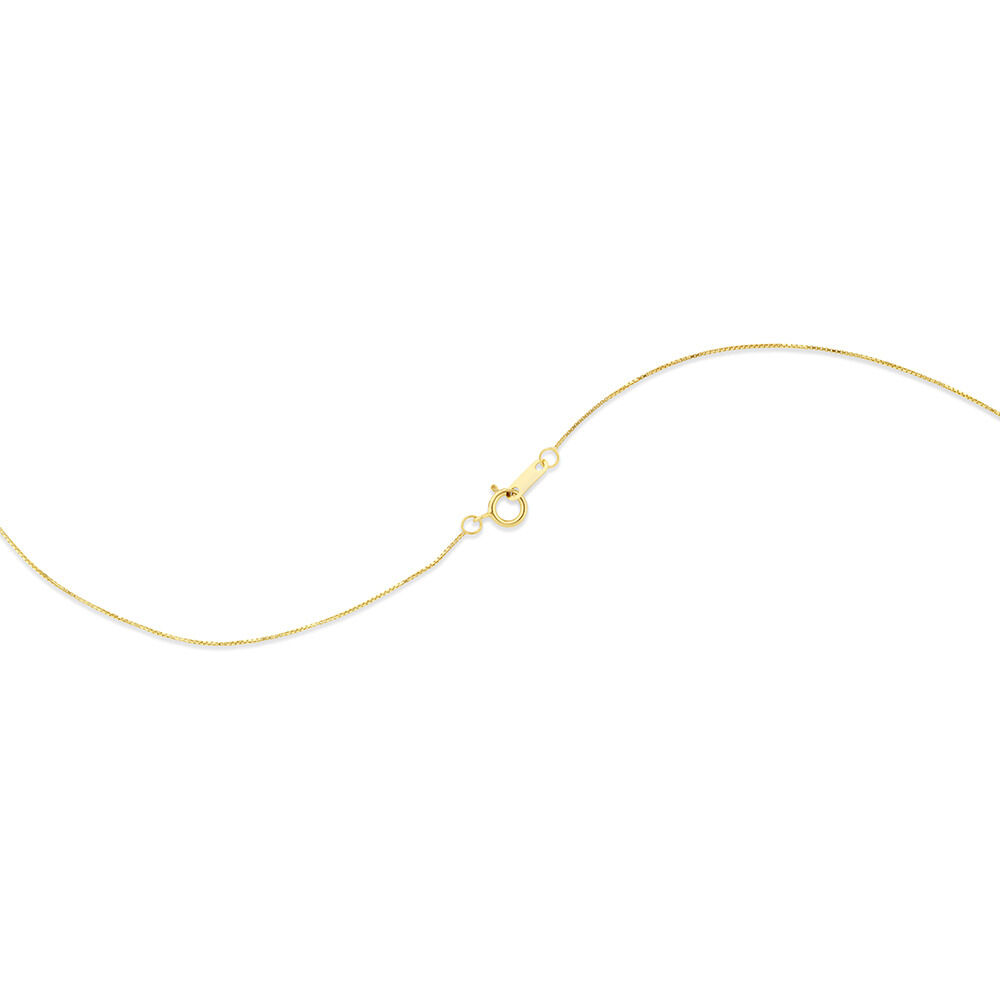 Crown Necklace with Diamonds in 10kt Yellow Gold
