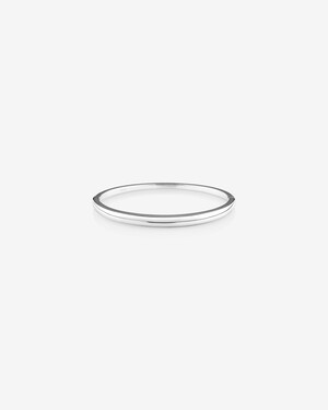61mm Solid Dome Bangle in Sterling Silver