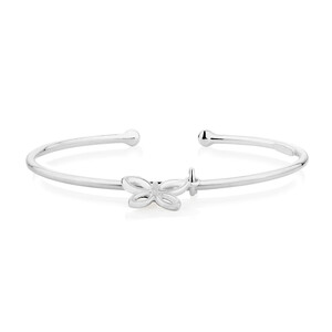 Child's Butterfly Cuff in Sterling Silver