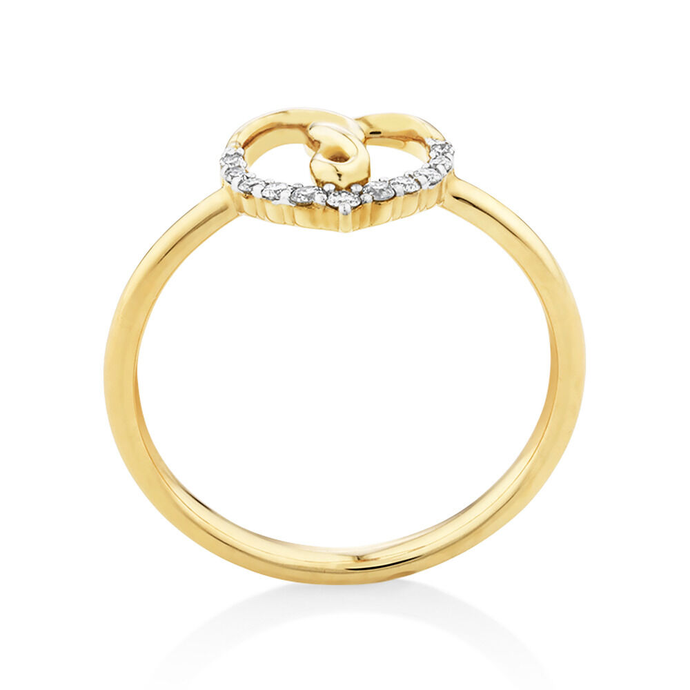 Infinitas Ring With 0.10 Carat TW Of Diamonds In 10kt Yellow Gold
