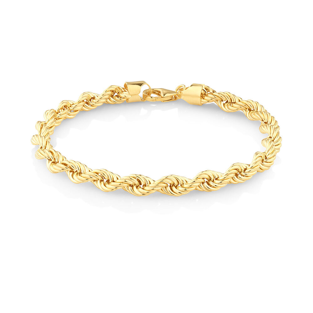 cord bracelet yellow gold