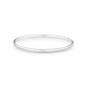 57mm Solid Bangle in Sterling Silver