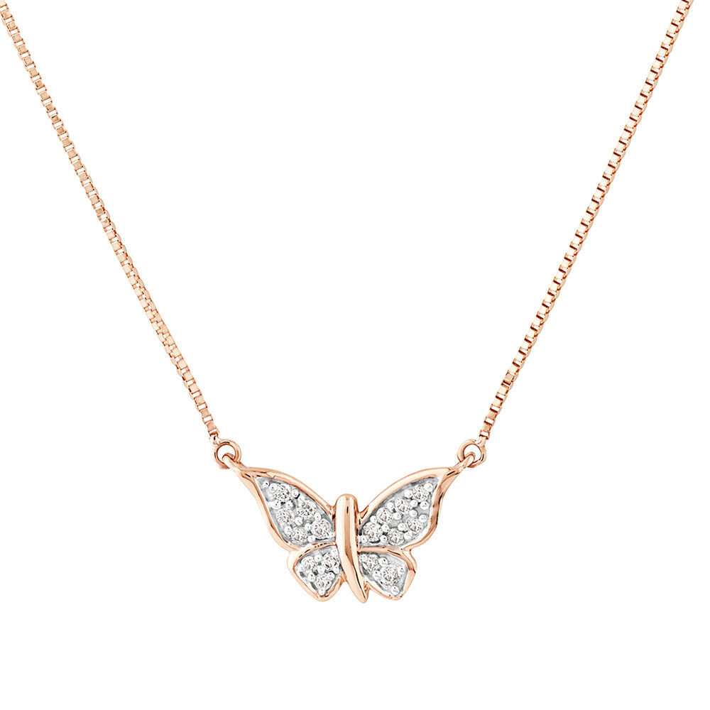18 Karat White Gold and Diamond Butterfly Pendant – RACHEL LYNN CHICAGO