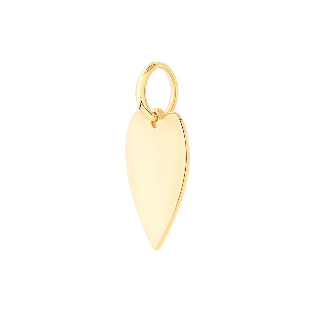 Heart Pendant in 10kt Yellow Gold