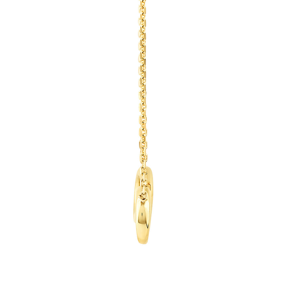 Infinity Necklace in 10kt Yellow Gold