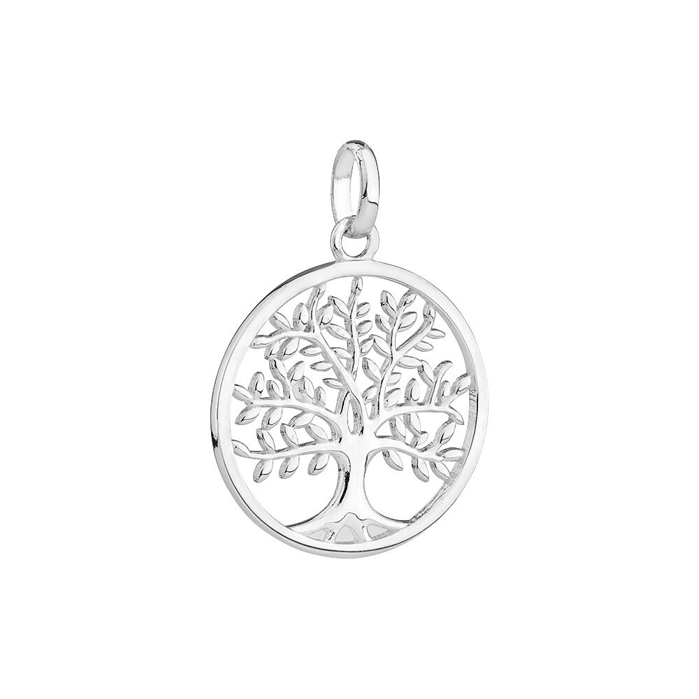 45cm (18") Tree of life Pendant In Sterling Silver