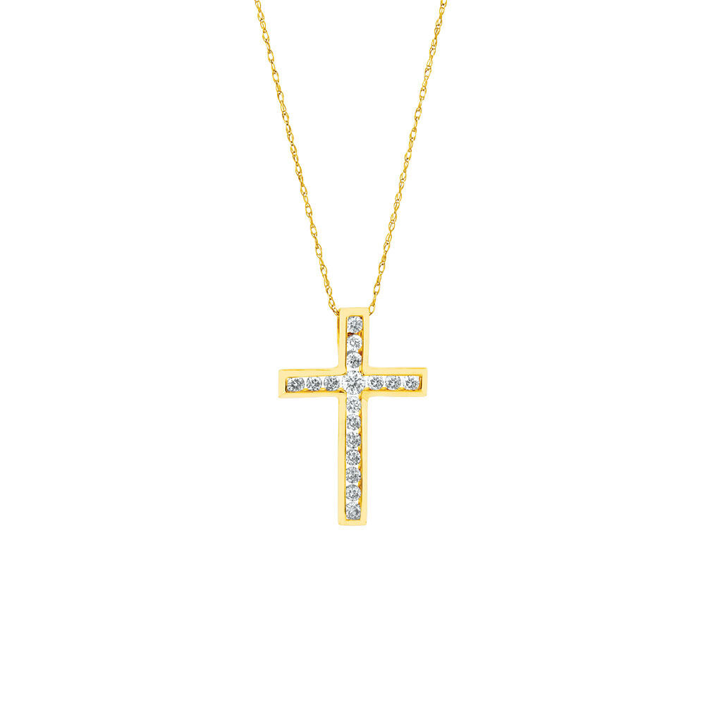michael hill diamond cross necklace