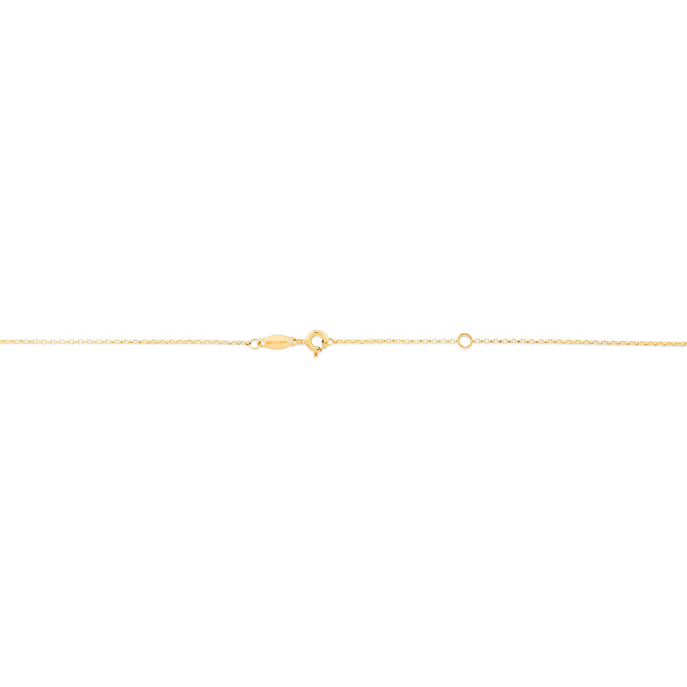 45cm (18") 1mm Width Diamond Cut Belcher Chain in 18kt Yellow Gold