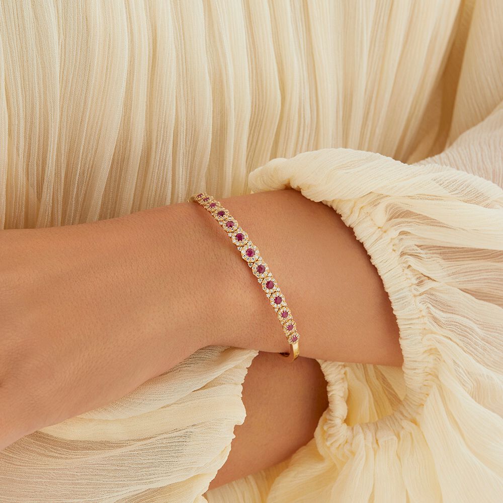 Ruby bangle shop bracelet