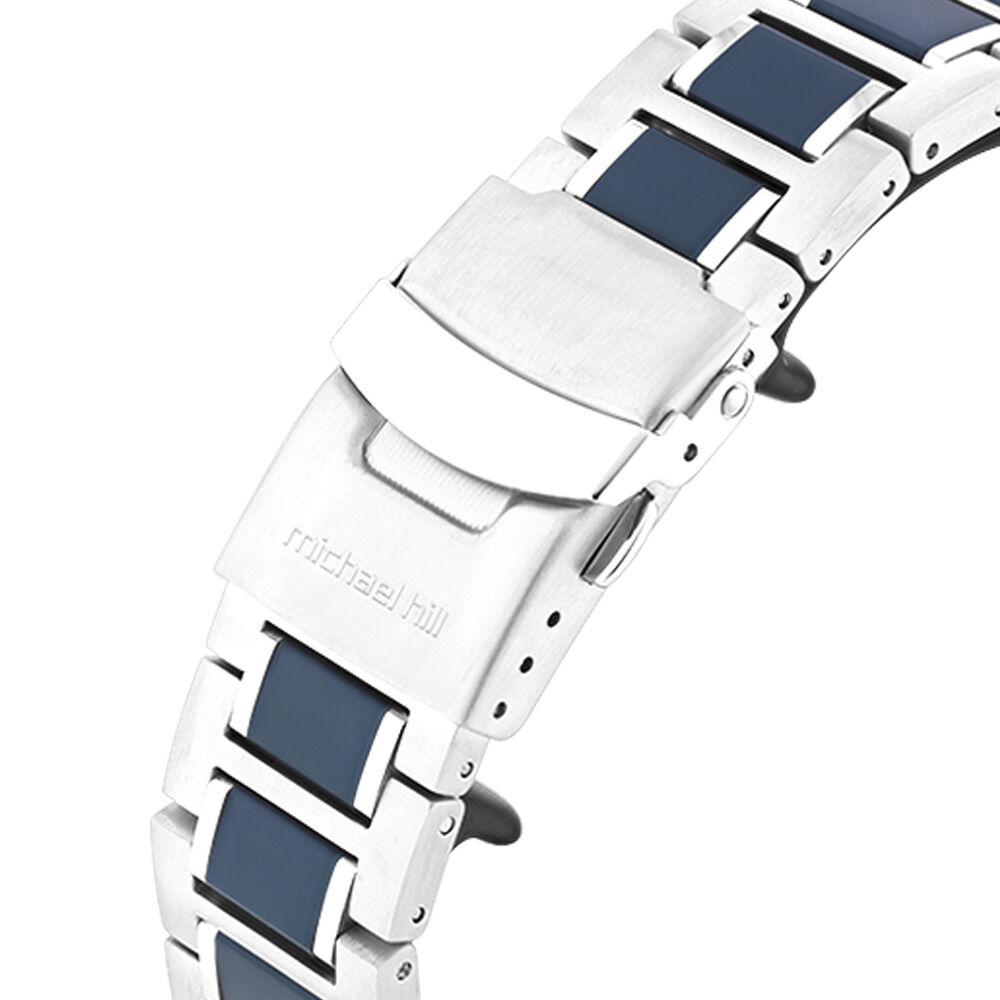 Solar Powered Men's Watch with Blue Tone in Stainless Steel