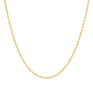 45cm (18") 2.5mm Rope Chain in 10kt Yellow Gold
