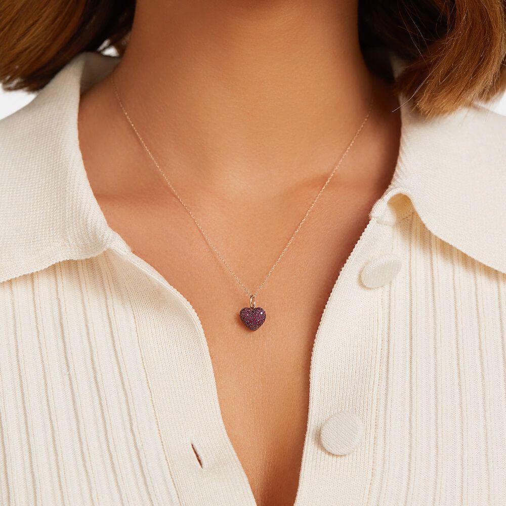 Michael hill gold best sale heart necklace