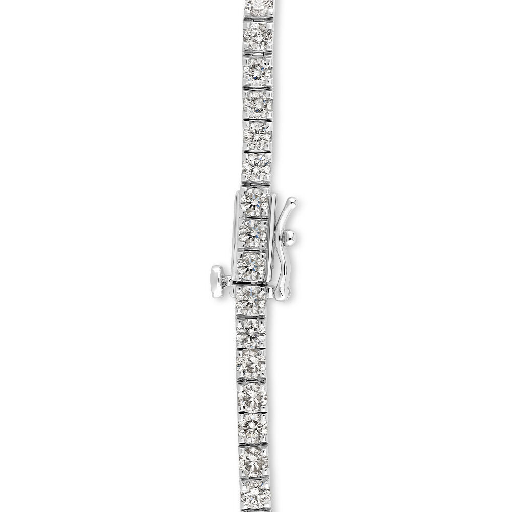 Tennis Bracelet with 4 Carat TW of Diamonds in 10kt White Gold