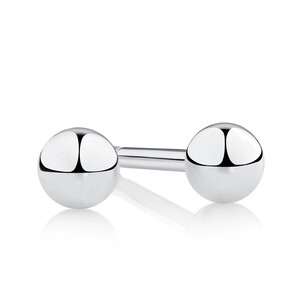4mm Ball Stud Earrings in Sterling Silver