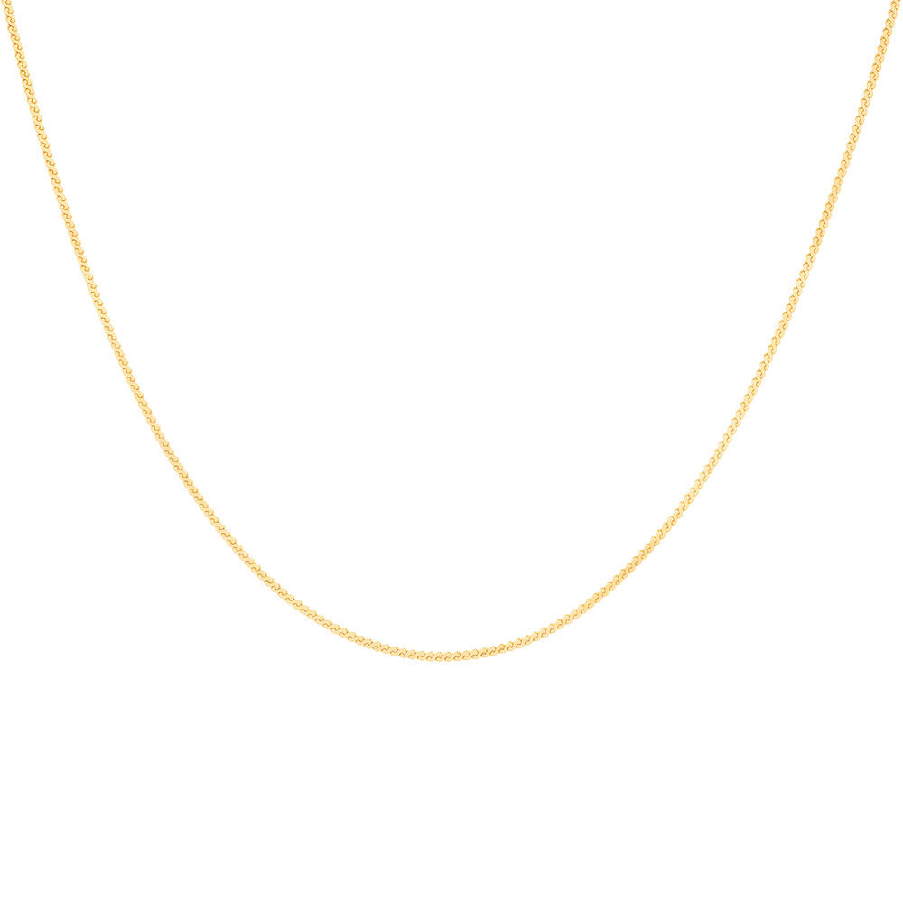 Miabella Women's 10kt Yellow Gold Serpentine Necklace - Walmart.com