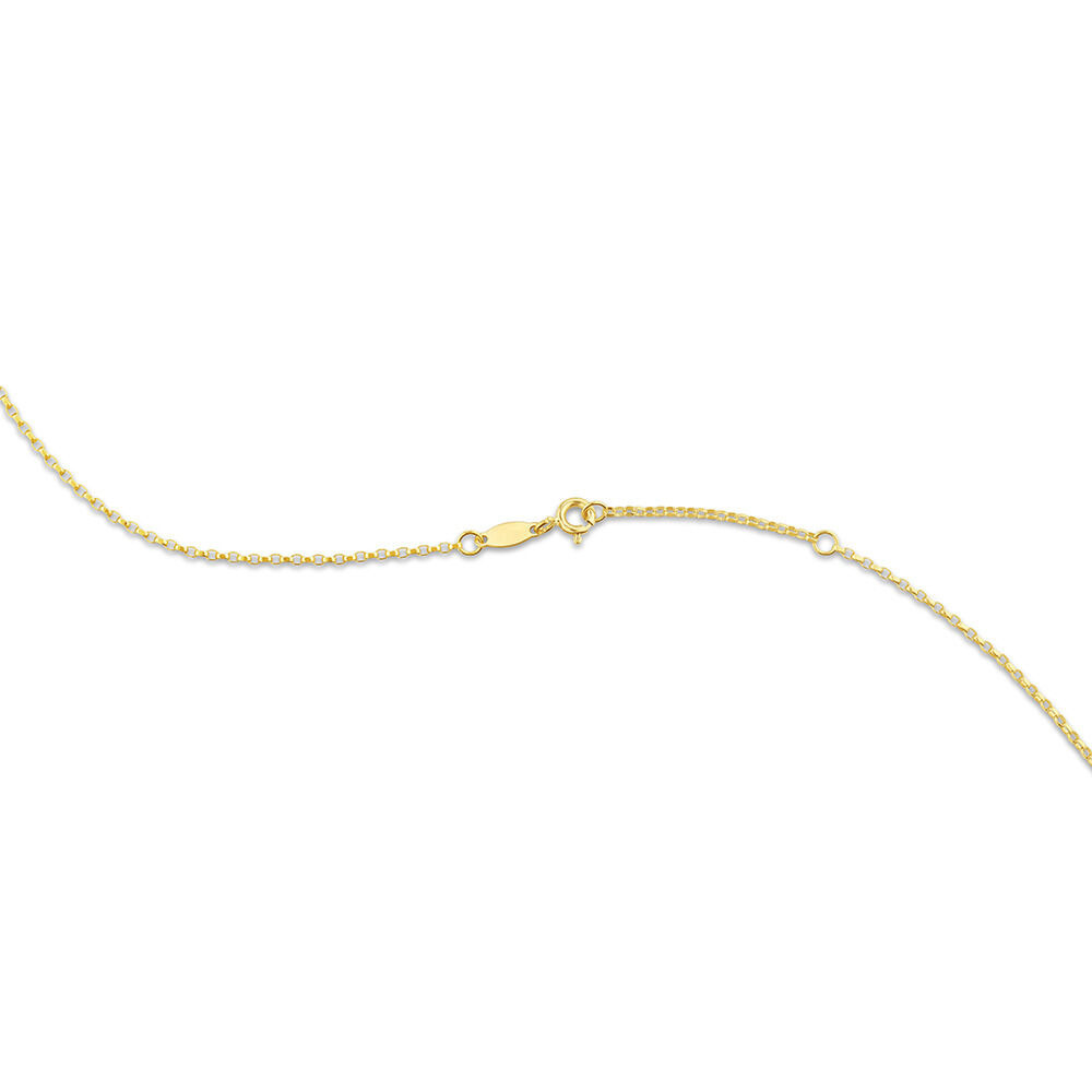 45cm (18") 1mm-1.5mm Width Diamond Cut Belcher Chain in 18kt Yellow Gold