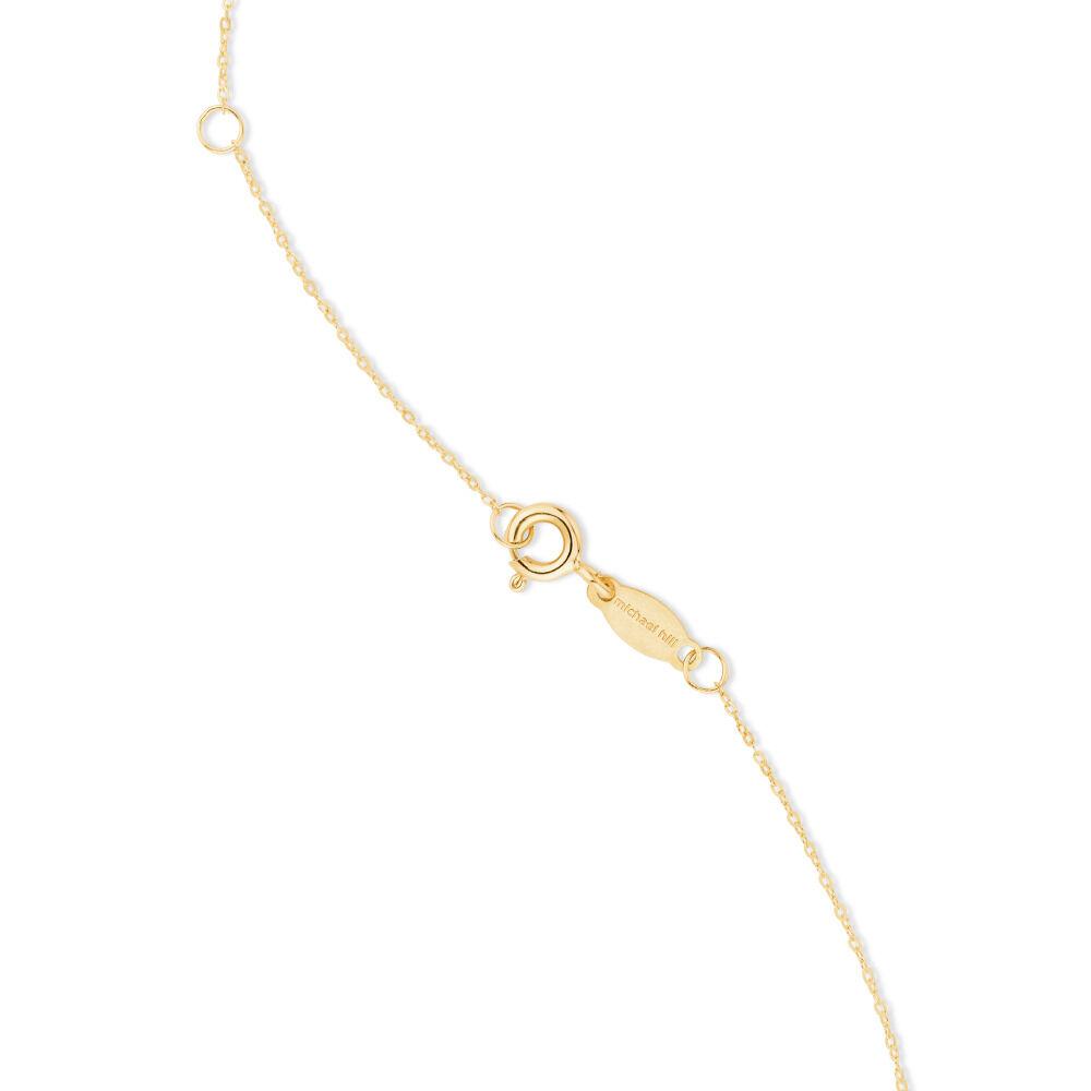 Medium Knots Pendant with 0.19 Carat TW of Diamonds in 10kt Yellow Gold
