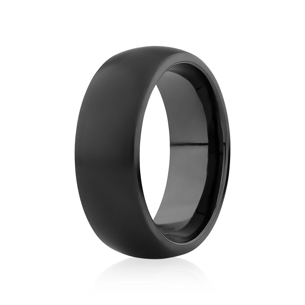 Ring in Black Titanium