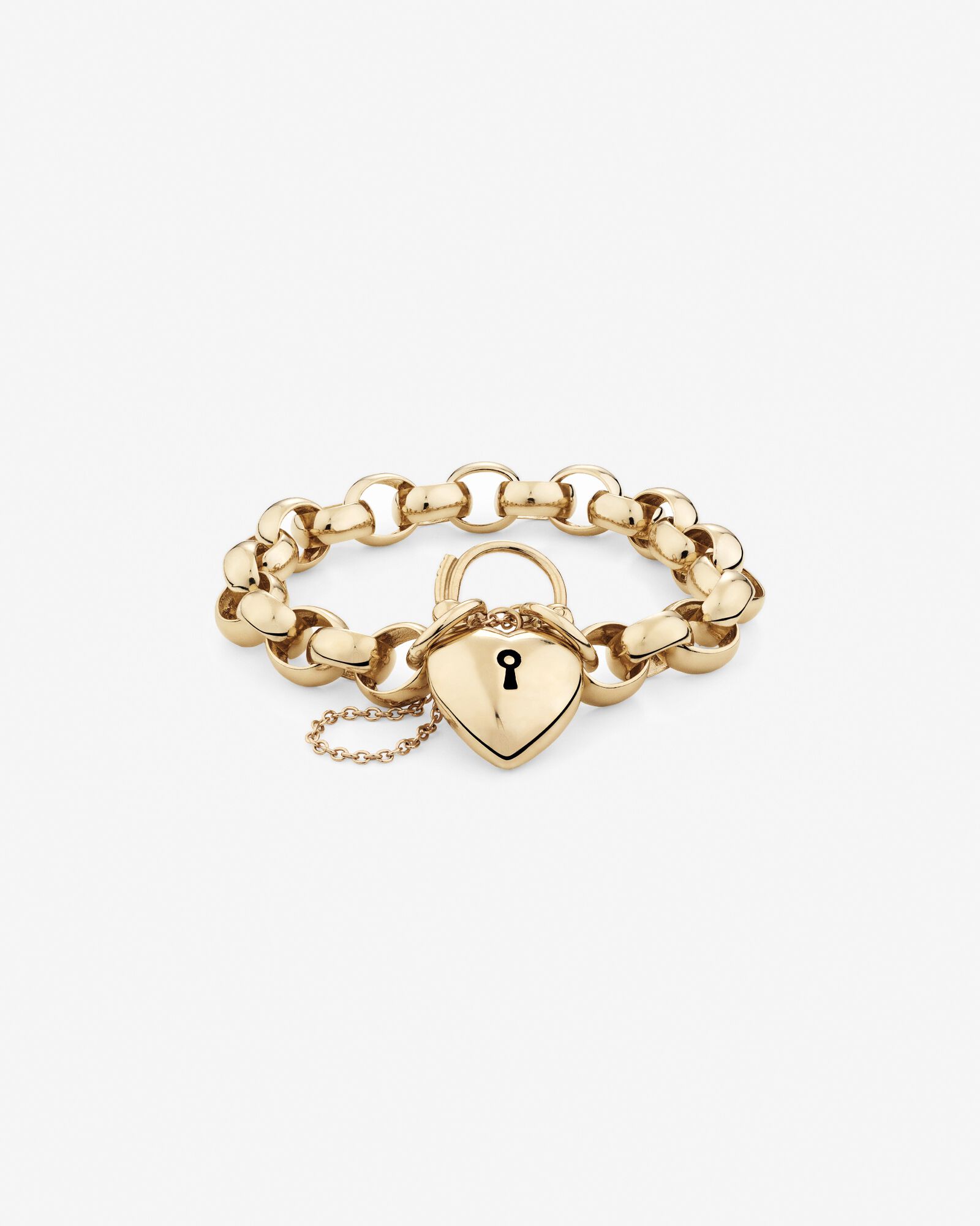 19cm 7.5 11mm 11.5mm Width Belcher Bracelet in 10kt Yellow Gold