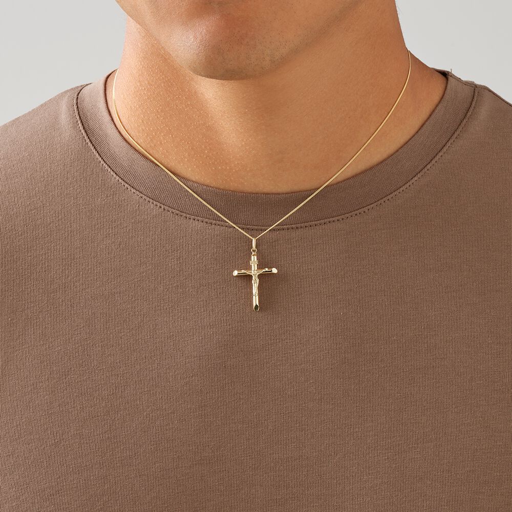 Tiny Gold Cross Necklace – Amanda Deer Jewelry