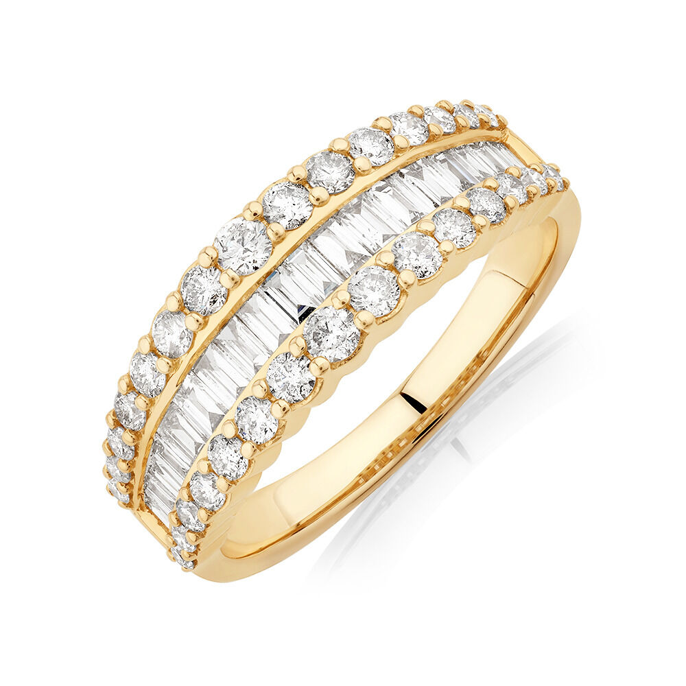 Ring with 1 Carat TW of Diamonds in 14kt Yellow Gold